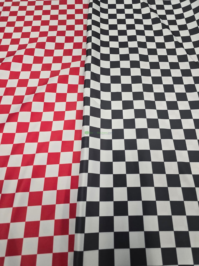 1" Checker Lamour Satin Event Drapery Panels – Wedding & Party Backdrops