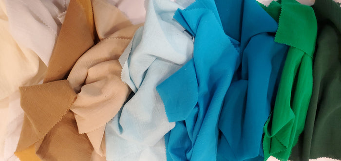 100% Cotton Gauze Table Runners with Baby Hem Multiple Sizes Available
