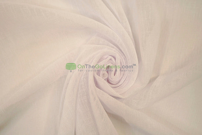 108" Turkish Sheer Table Linens 100% Polyester Washable Multiple Colors