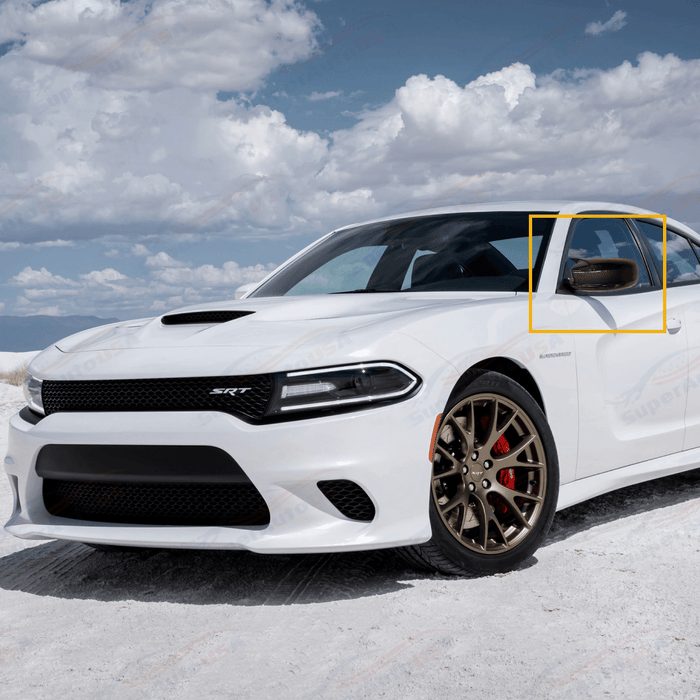 2011-2023 Dodge Charger - M Style Carbon Fiber Mirror Cap Cover