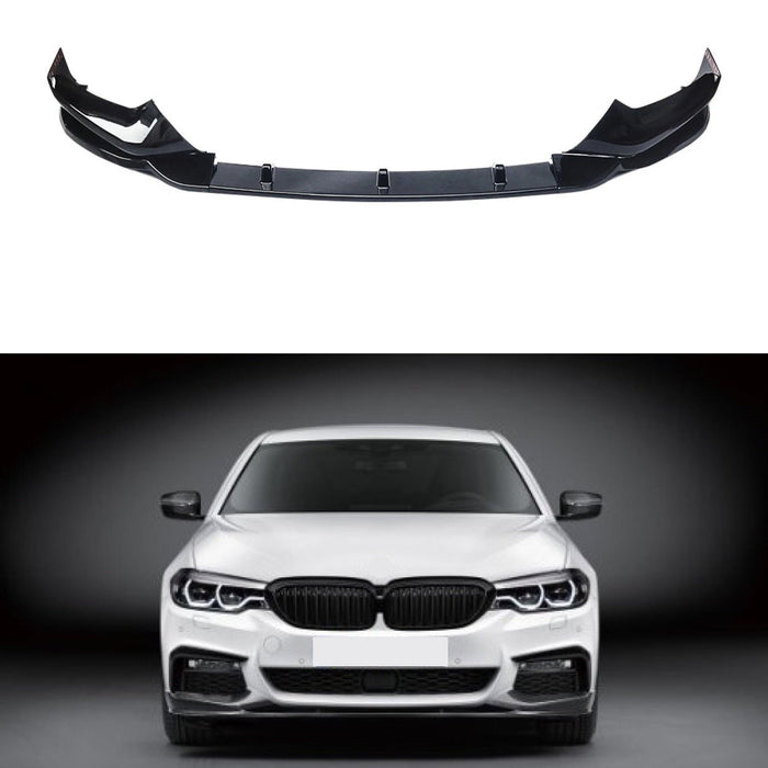 2017-2020 BMW 5 Series G30 - MP Style Front Lip - Carbon Print
