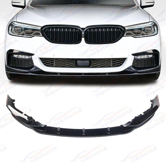 2017-2020 BMW 5 Series G30 - MP Style Front Lip - Carbon Print