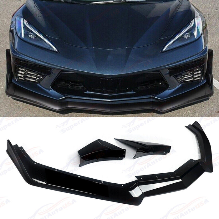2020+ Chevrolet Corvette C8 Stingray - Track Edition Front Lip