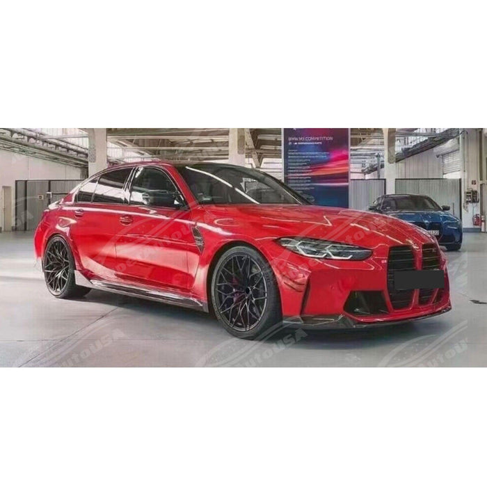 2021+ BMW G80 M3 + G82 G83 M4 - MP Style Side Skirts - Gloss Black