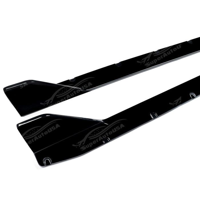 2021+ BMW G80 M3 + G82 G83 M4 - MP Style Side Skirts - Gloss Black