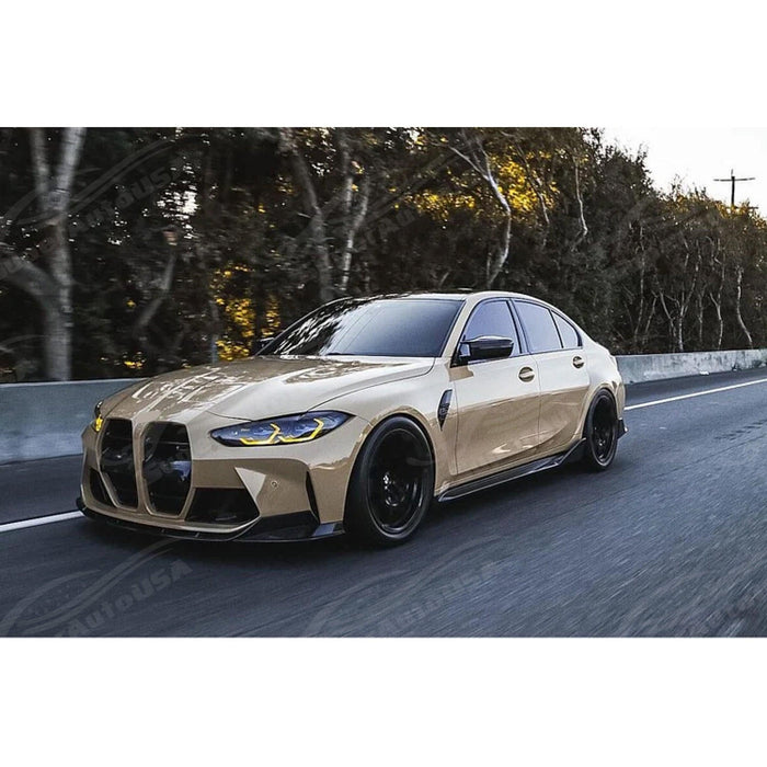 2021+ BMW G80 M3 + G82 G83 M4 - MP Style Side Skirts - Gloss Black