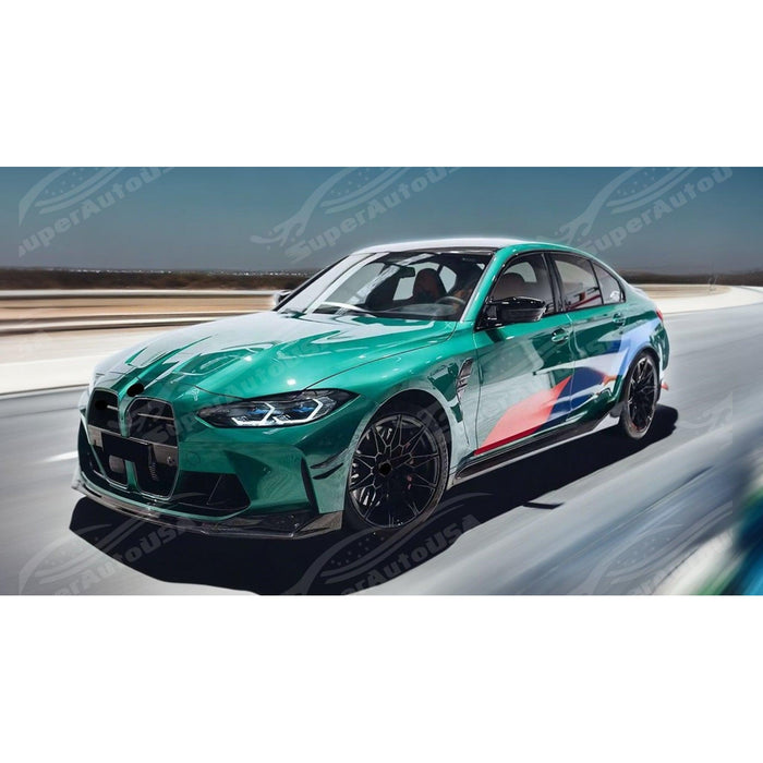 2021+ BMW G80 M3 + G82 G83 M4 - MP Style Side Skirts - Gloss Black