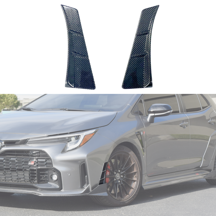 2022-2026 Toyota GR Corolla - Carbon Fiber Front Corner Aprons