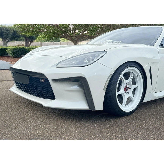 Custom-Fit Matt Black PU Front Bumper Garnish 2pcs for 2025 Toyota GR86