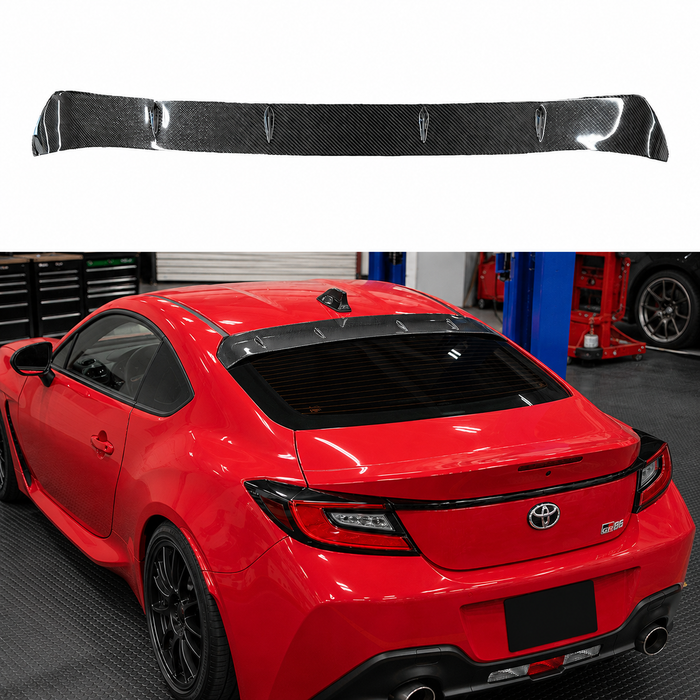 2022-2026 Toyota GR86 / Subaru BRZ - Carbon Fiber Rear Roof Visor Spoiler