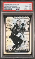 2024 TOPPS CHROME #207 JACKSON MERRILL NEGATIVE REFRACTOR PSA 10