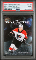 2025-26 SKYBOX METAL UNIVERSE MATVEI MICHKOV RC ALL-GALACTIC TEAM PSA 9