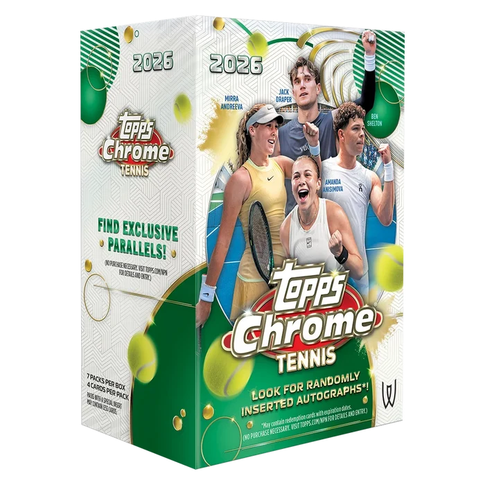 2026 Topps Chrome Tennis Value  Box