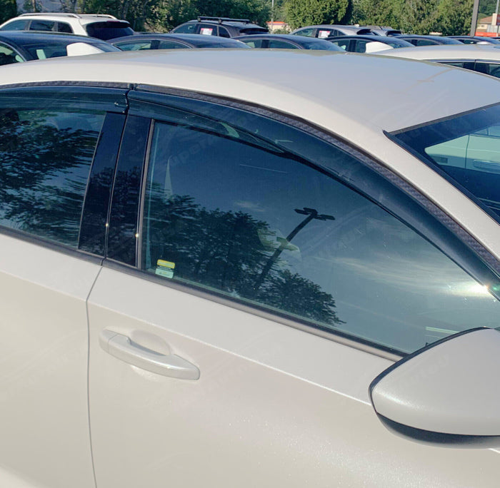 2024 Nissan Altima 3D Mugen Style Window Visors in Carbon Fiber Print by SuperAutoUSA