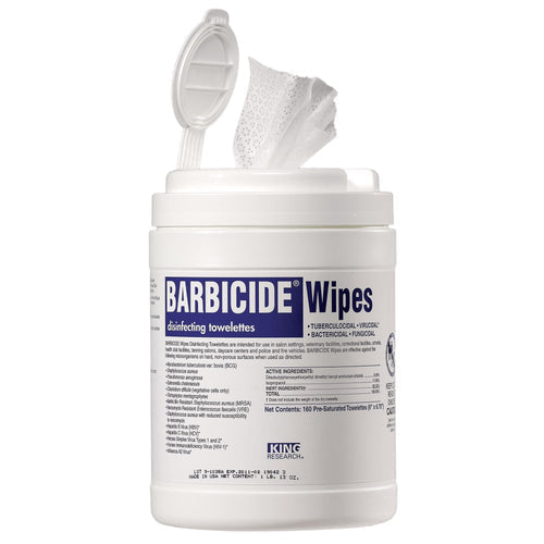 Barbicide Disinfecting Towelettes Wipes