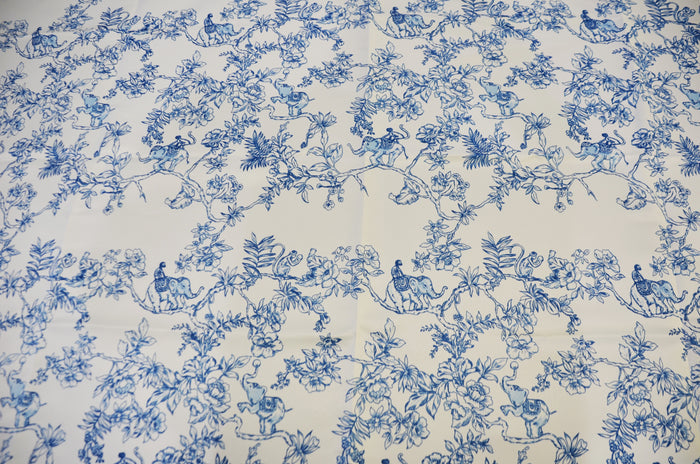 Ben Toile Satin Event Drapery Panels Custom Made 100% Polyester