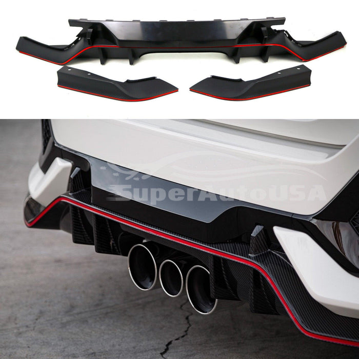 Body Kits - Type R Style Fits 2016-2021 Honda Civic