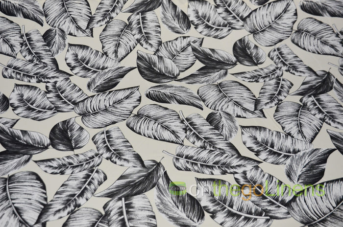 Bohemian Paradise Tropical Banana Leaf Satin Table Runners