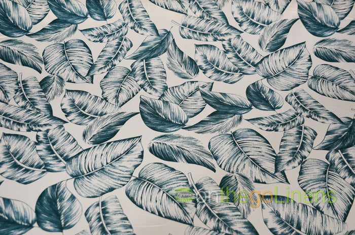 Bohemian Paradise Tropical Banana Leaf Satin Table Runners