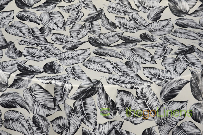 Bohemian Paradise Tropical Banana Leaf Satin Table Runners