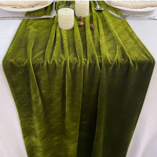 BT Royal™ Plush Velvet Table Runners Made in USA for Weddings & Events