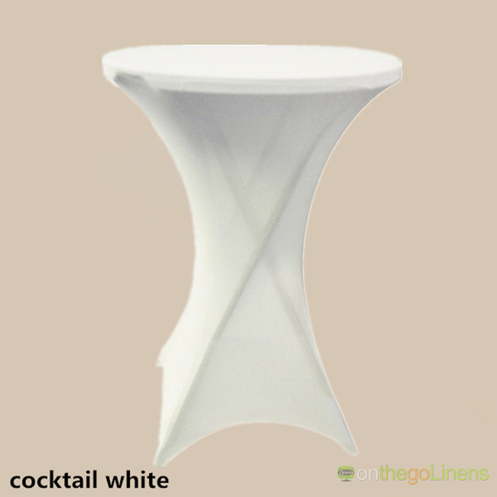 Cocktail Spandex Tablecloth Stretch Fitted Table Cover Ready to Ship