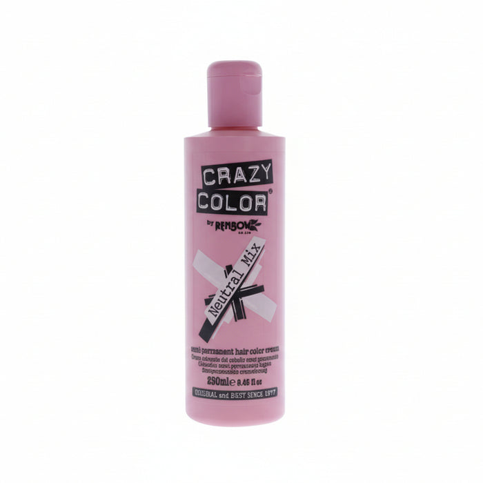 Crazy Color Semi Permanent Hair Dye 250 Ml - Neutral Mix Colour