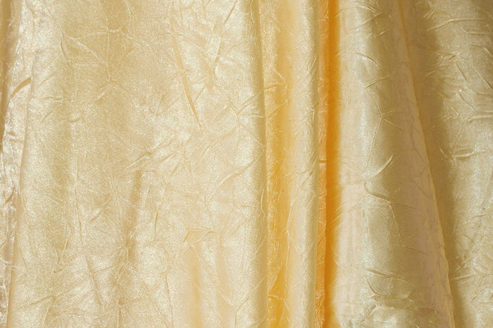 Crush Charmeuse Bichon Tablecloths, Table Drapes & Overlays for Events