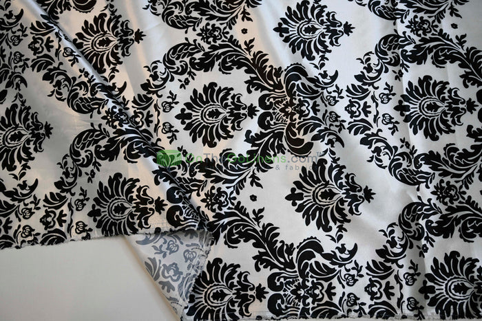 Damask Charmeuse Satin Table Linens, Tablecloths & Overlays for Events