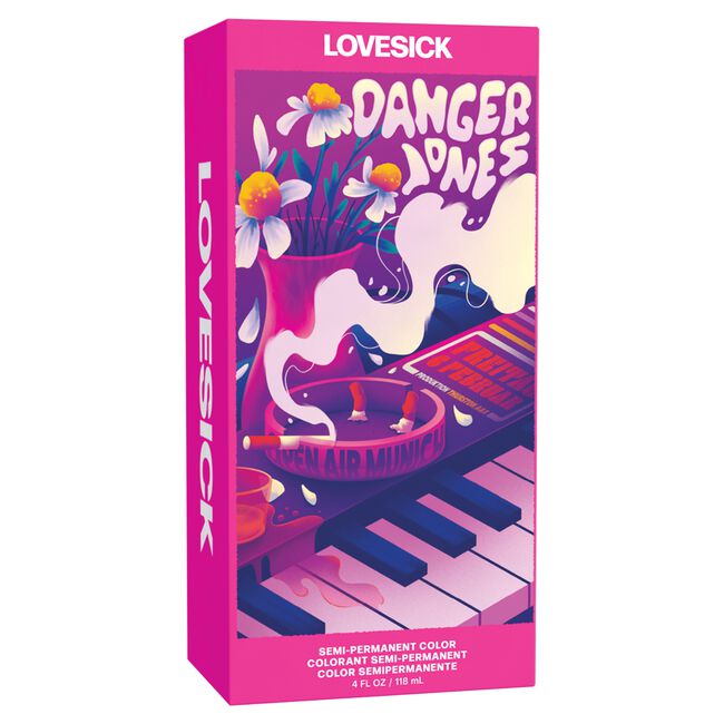 Danger Jones Semi-Permanent Color - Lovesick Neon Pink 4 oz