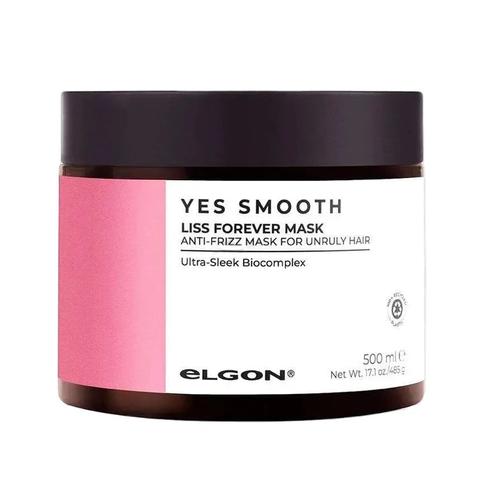 Elgon Yes Smooth Liss Forever Mask Smoothing Anti-Frizz Hair Mask 17.1 oz