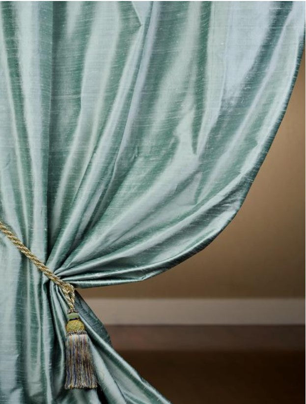 Faux Dupioni Silk Event Drapery Panels 100% Polyester Custom Event Curtains