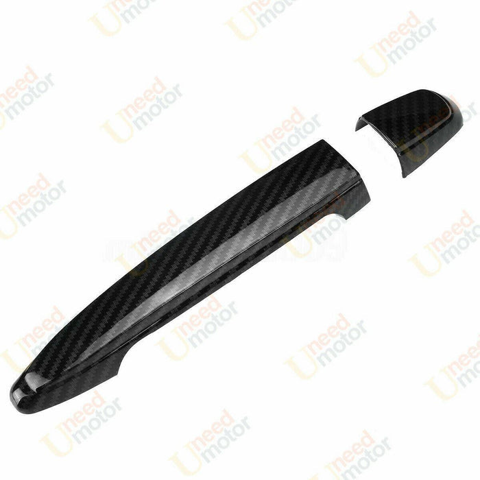Fit 2003-2009 Toyota 4Runner Door Handle Cover Trim (Carbon Fiber Print)
