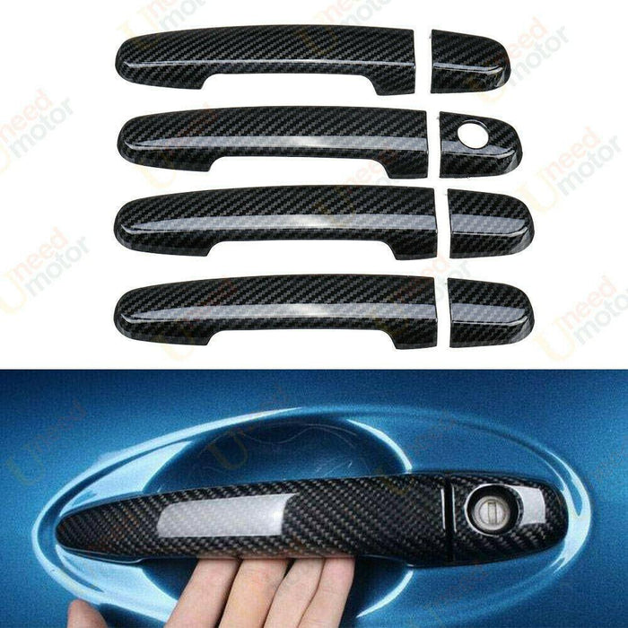 Fit 2007-2010 Scion xD Door Handle Cover Trim (Carbon Fiber Print)