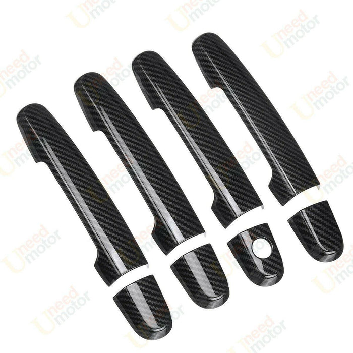 Fit 2007-2010 Scion xD Door Handle Cover Trim (Carbon Fiber Print)