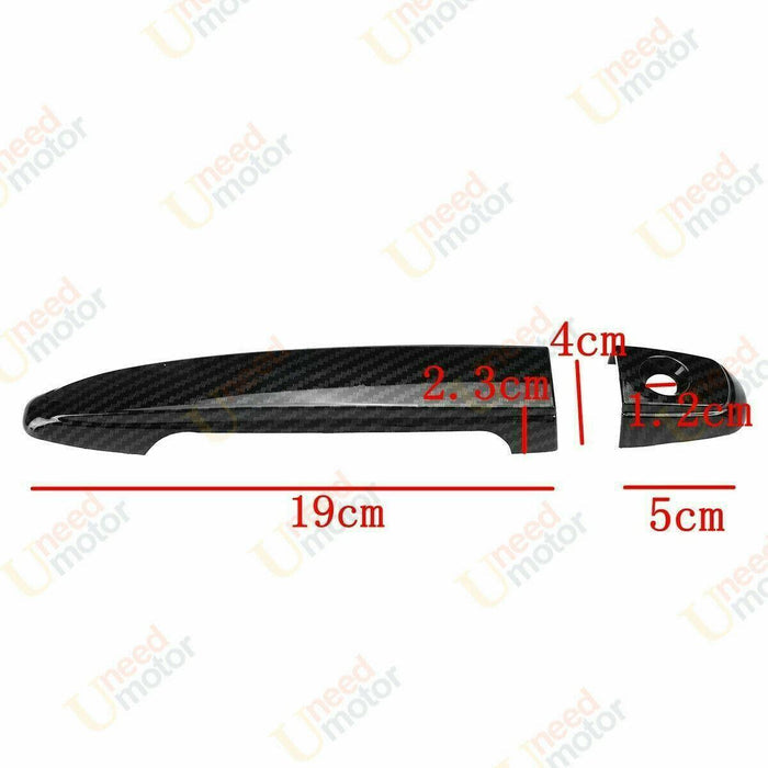 Fit 2007-2011 Lexus GS300 GS350 GS430 GS460 GS450h Door Handle Cover (Carbon Fiber Print)