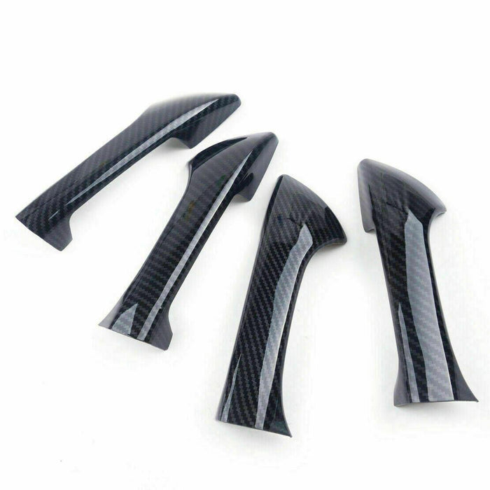 Fit 2008-2012 Honda Accord Sedan Door Handle Covers Trims (Carbon Fiber Print)