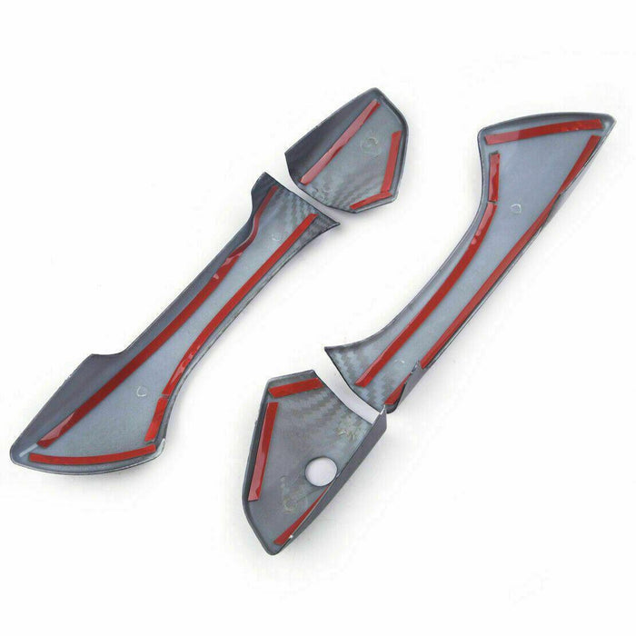 Fit 2008-2012 Honda Accord Sedan Door Handle Covers Trims (Carbon Fiber Print)