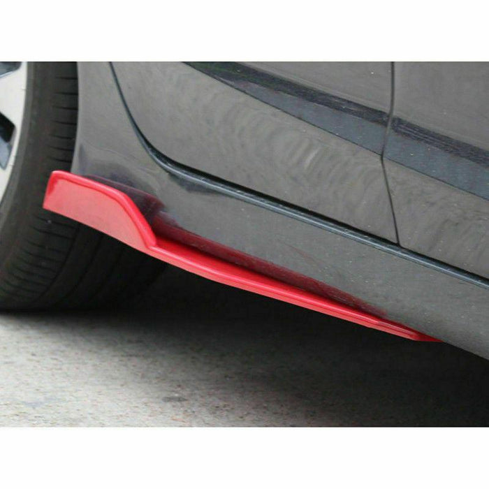 Fit 2008-2020 Mazda 6 Side Skirts Splitters Spoiler Diffuser Wings (Red)