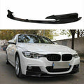 Fit 2012-2018 BMW F30 3 Series M Style Front Bumper Lower Lip (Carbon Fiber Print)
