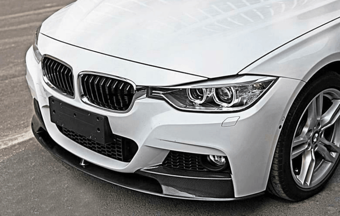 Fit 2012-2018 BMW F30 3 Series M Style Front Bumper Lower Lip (Carbon Fiber Print)