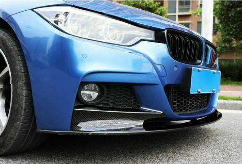 Fit 2012-2018 BMW F30 3 Series M Style Front Bumper Lower Lip (Carbon Fiber Print)