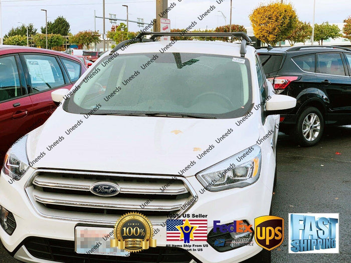 Fit 2013-2019 Ford Escape Baggage Luggage Cross Bar Black