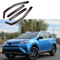 Fit 2014-2018 Toyota RAV4 In-Channel Vent Window Visors Rain Sun Wind Guards Shade Deflectors