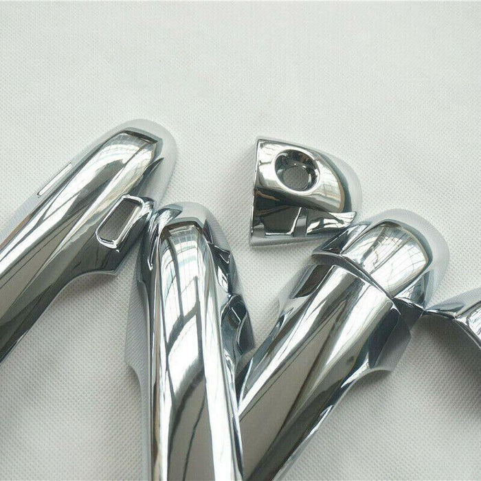 Fit 2014-2019 Toyota Highlander Door Handle Cover (Chrome, Smart Holes)