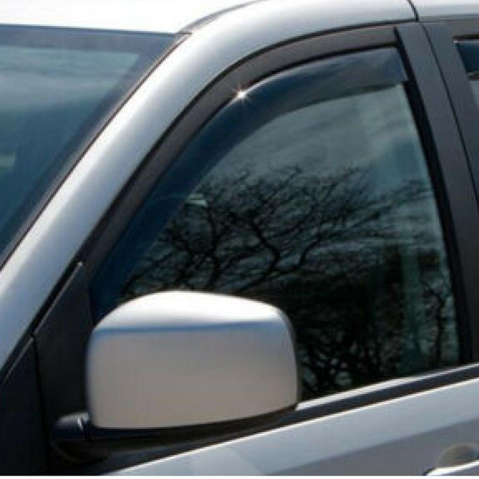 Fit 2014-2023 Jeep Cherokee In-Channel Vent Window Visors Rain Sun Wind Guards Shade Deflectors