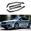 Fit 2018-2022 Subaru Impreza Hatchback In-Channel Vent Window Visors Rain Sun Wind Guards Shade Deflectors