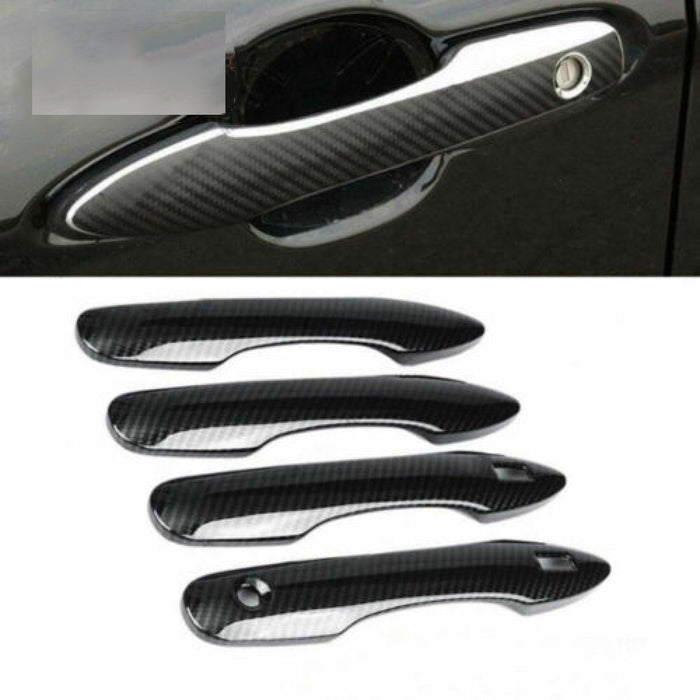 Fit 2018-2023 Toyota Camry Door Handle Cover Trim (Carbon Fiber Print)
