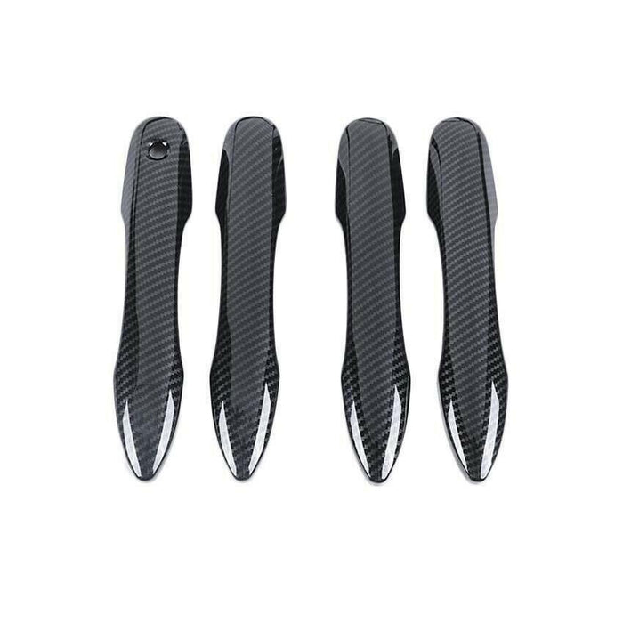 Fit 2018-2023 Toyota Camry Door Handle Cover Trim (Carbon Fiber Print)