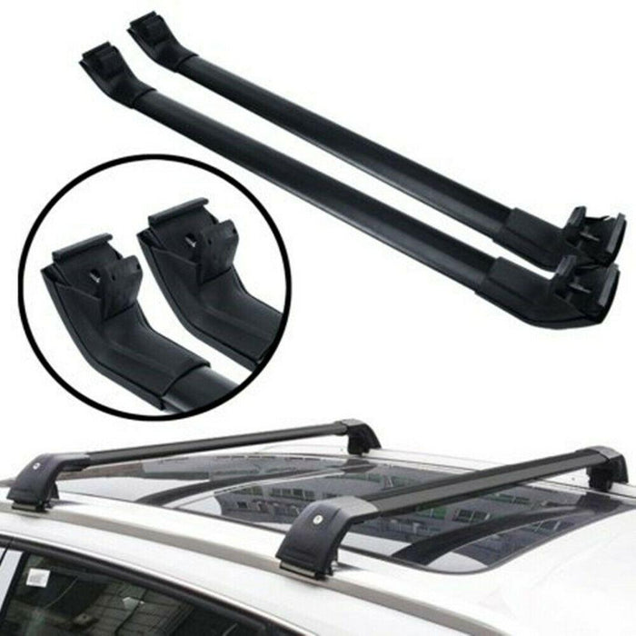 Fit 2019-2020 Toyota RAV4 Baggage Luggage Black Tap Roof Rack Cross Bar